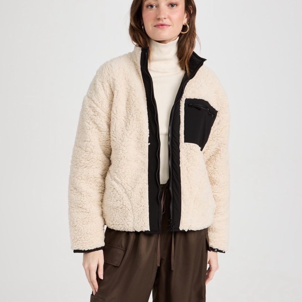 Z SUPPLY On The Go Sherpa Reversible Jacket size large